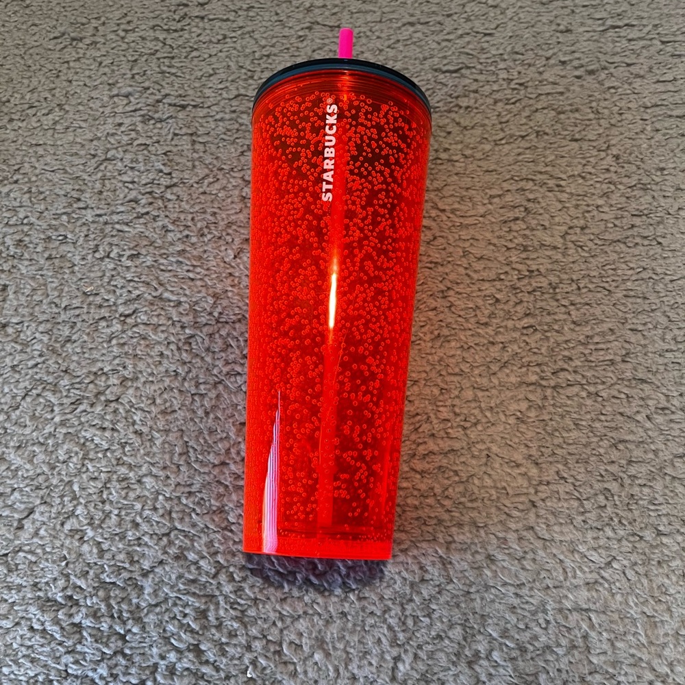 BUBBLESEED ORANGE VENTI STARBUCKS TUMBLER